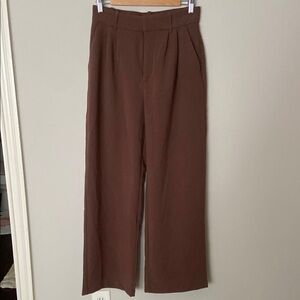 Abercrombie and fitch brown trousers